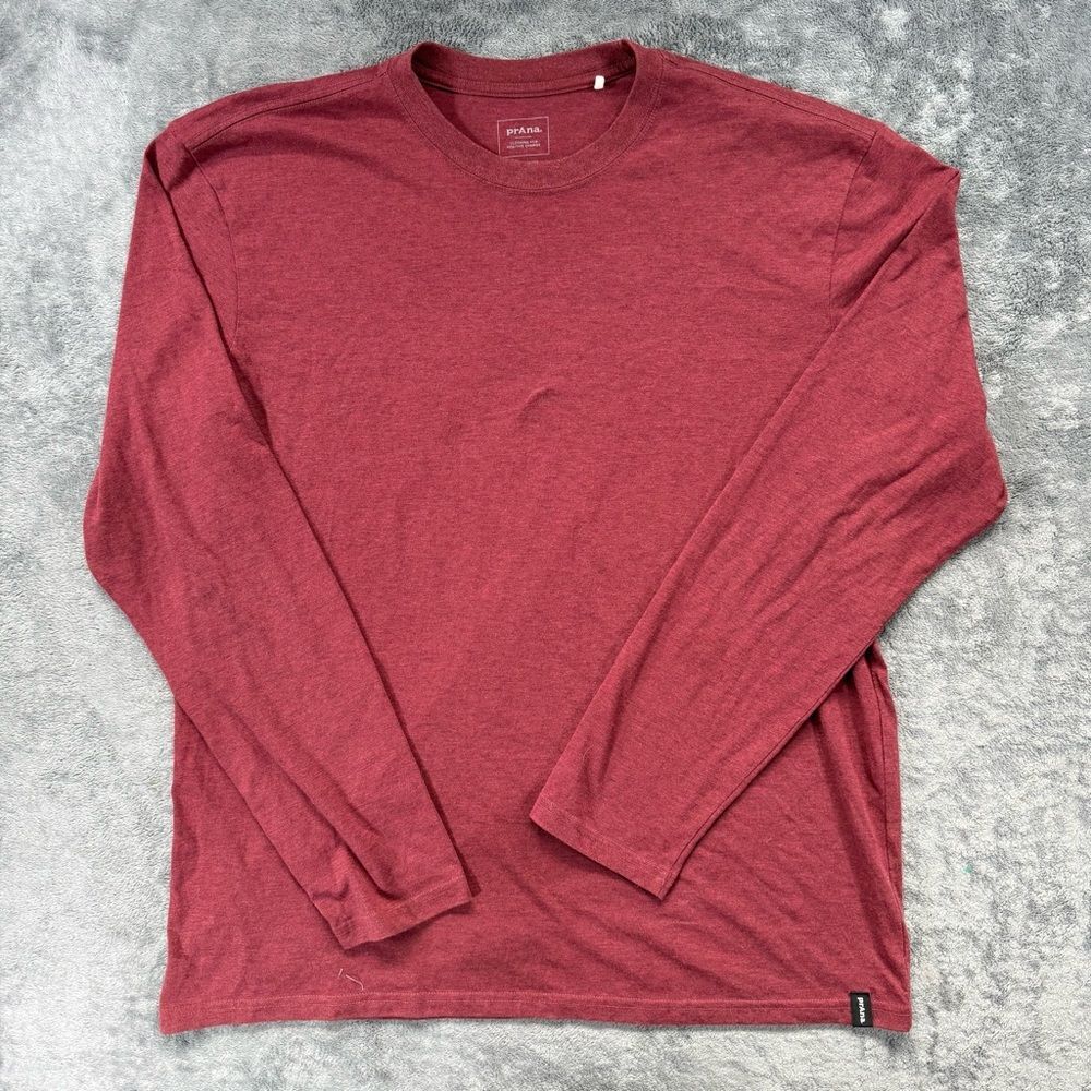 Prana Men’s Long Sleeve T-Shirt Basic Layering Minimalist Staple